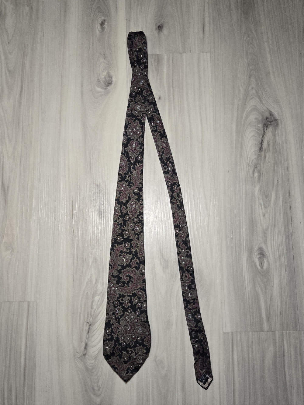 Vintage Christian Dior Monsieur Paisley Silk Tie - Woven in Italy